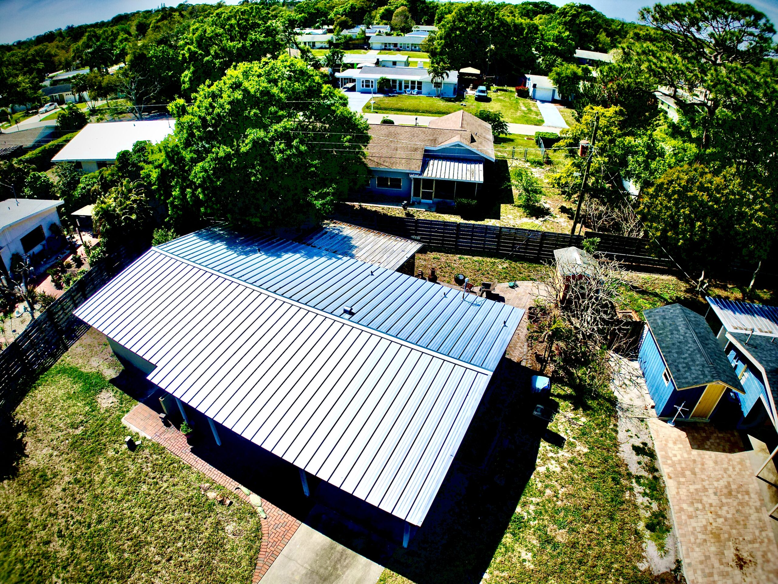 metal standing seam roof